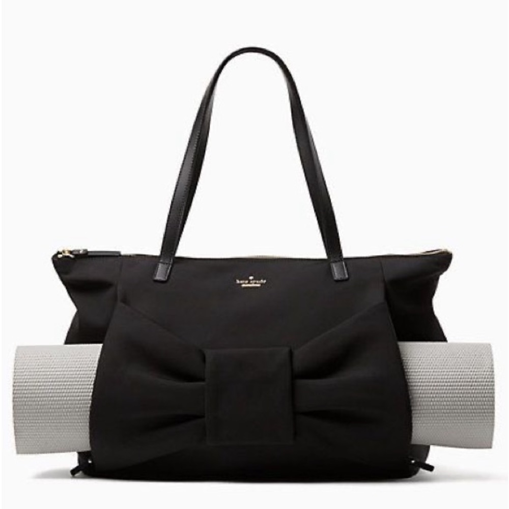 Kate Spade Black Haring Lane Kenna Yoga Tote Bag